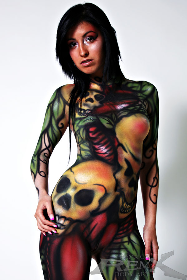 Air Brush Artist Remy Audette otherwise known as REMX wwwremxca is 